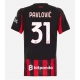 AC Milan Strahinja Pavlovic #31 Replike Domaci Dres za Ženska 2025-26 Kratak Rukav